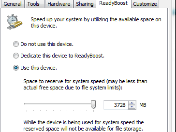 Readyboost Windows Seven