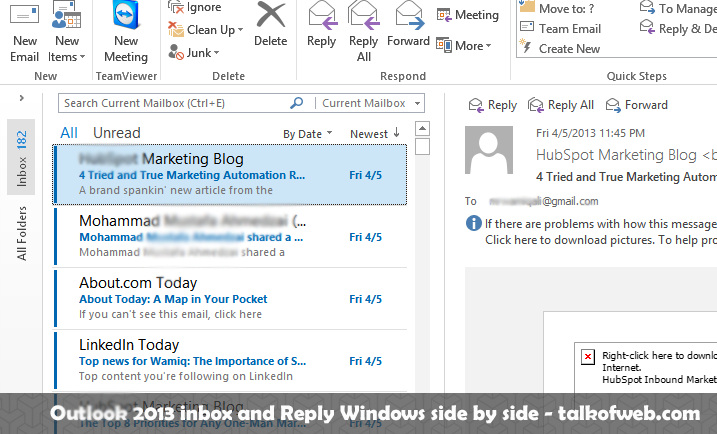 Organize Emails All At One Place Outlook 2013