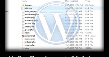 Wordpress theme components