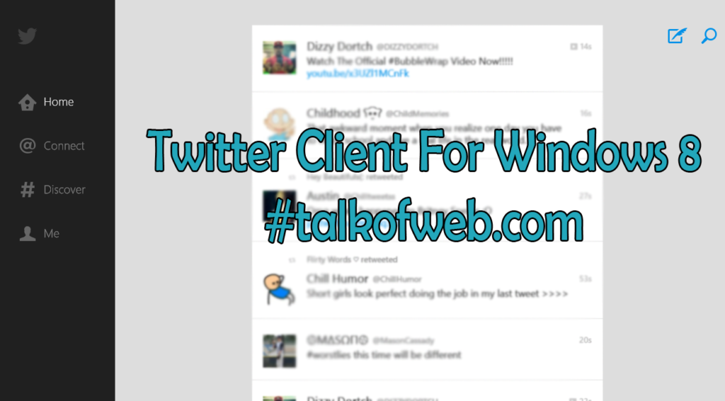 Twitter Client Windows 8