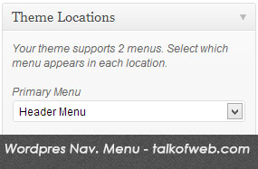 Wordpress custom menu for navigation Wordpress custom menu for navigation