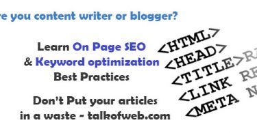 On Page SEO and Keyword Optimization