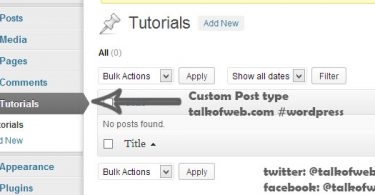 Wordpress custom post type