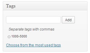 wordpress tags