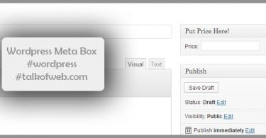 Price Meta Box wordpress