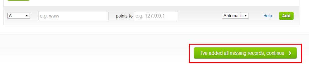 4- I have added all cloudflare missing records