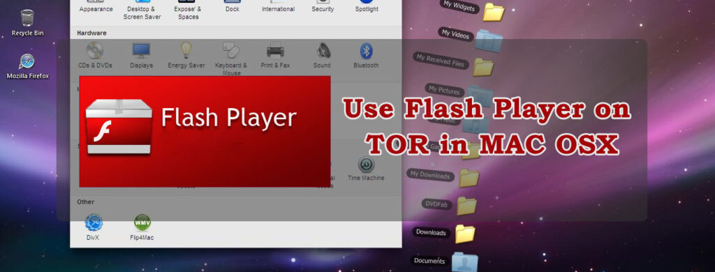 install flash player on tor browser mega