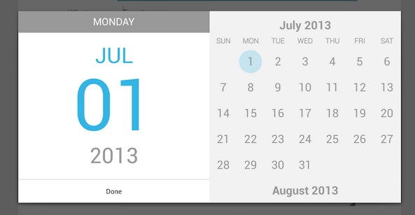 Google Calendar Android Application