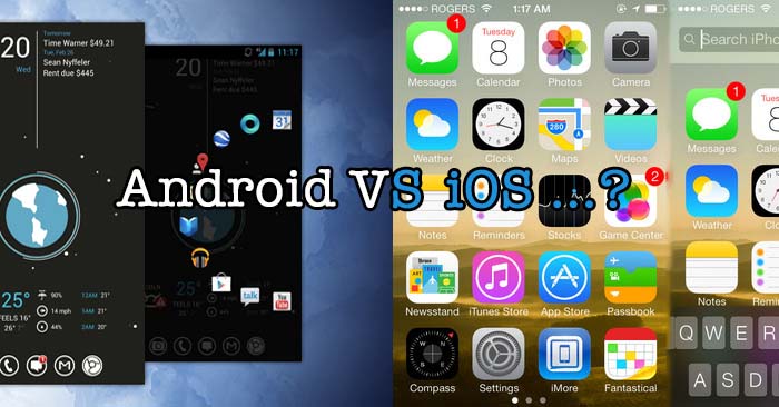 difference between android and iphone