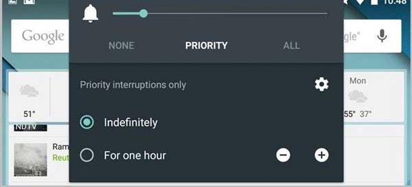 lollipop priority mode