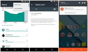 Android 5.0 Battery Saver