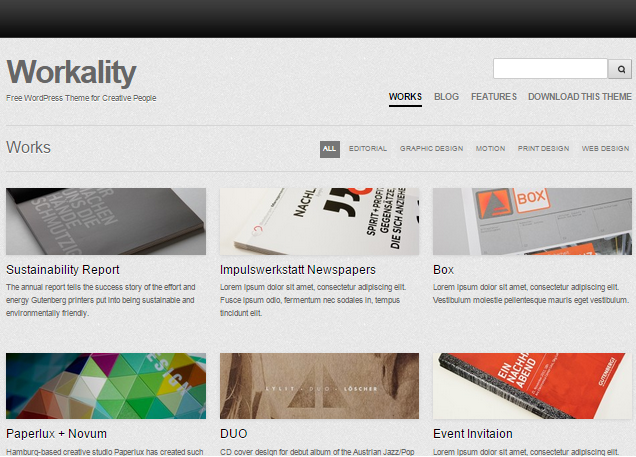 Free wordpress theme