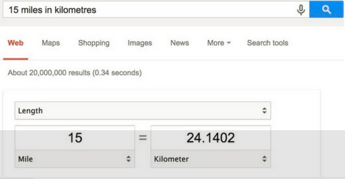 google tricks - unit