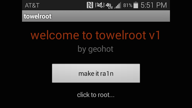 rooting android - towelroot