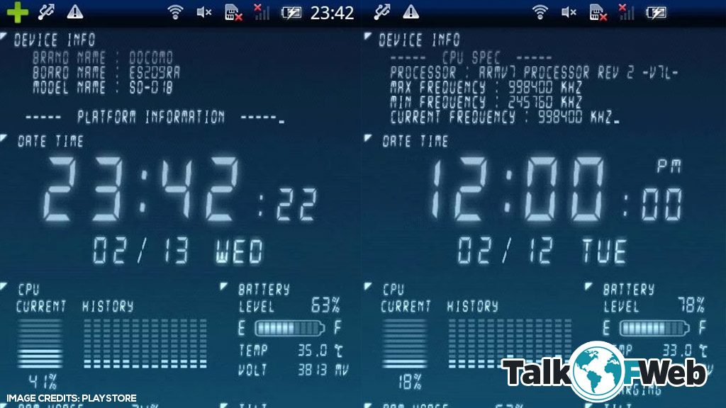 Stats Live Wallpaper