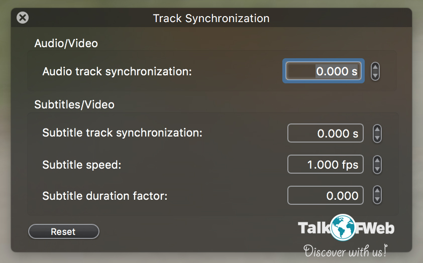 how to synchronize subtitles with movie in vlc