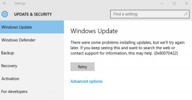 Windows Update Error