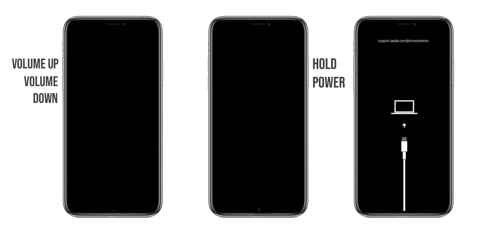 How to put your iphone x 11 and iphone 12 in recovery mode