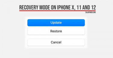 Recovery Mode iTunes