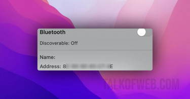 Find mac Address bluetooth