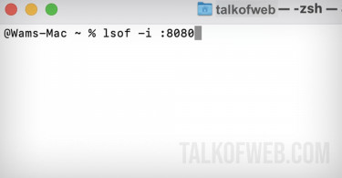 lsof kill process port macOS