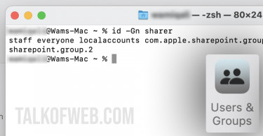 macbook admin username