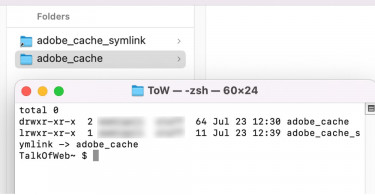 Make Symbolic link on macOS