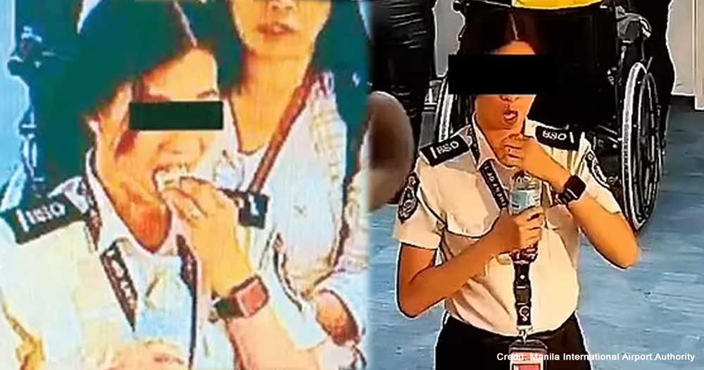 Philippine Security Officer at Airport Steals Money