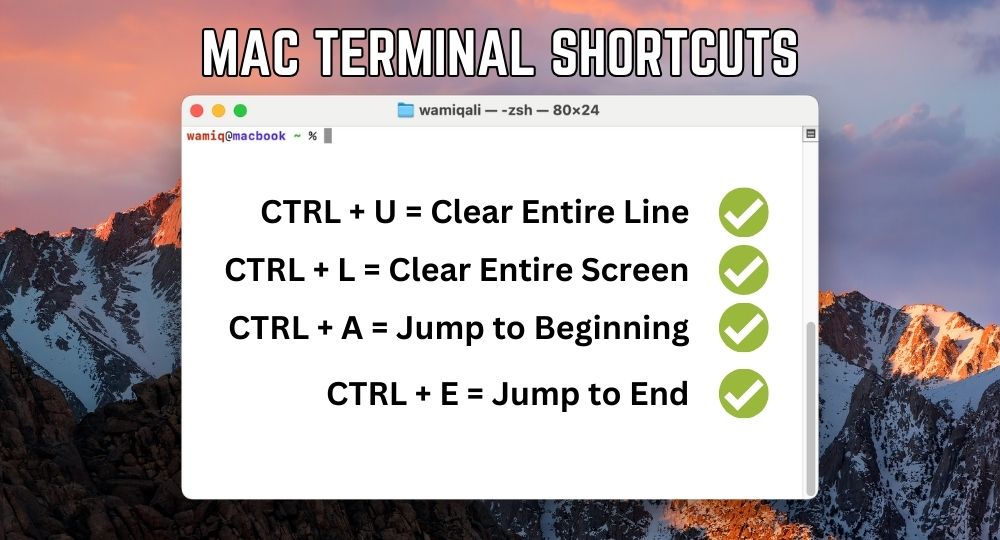 macOS Terminal Shortcut